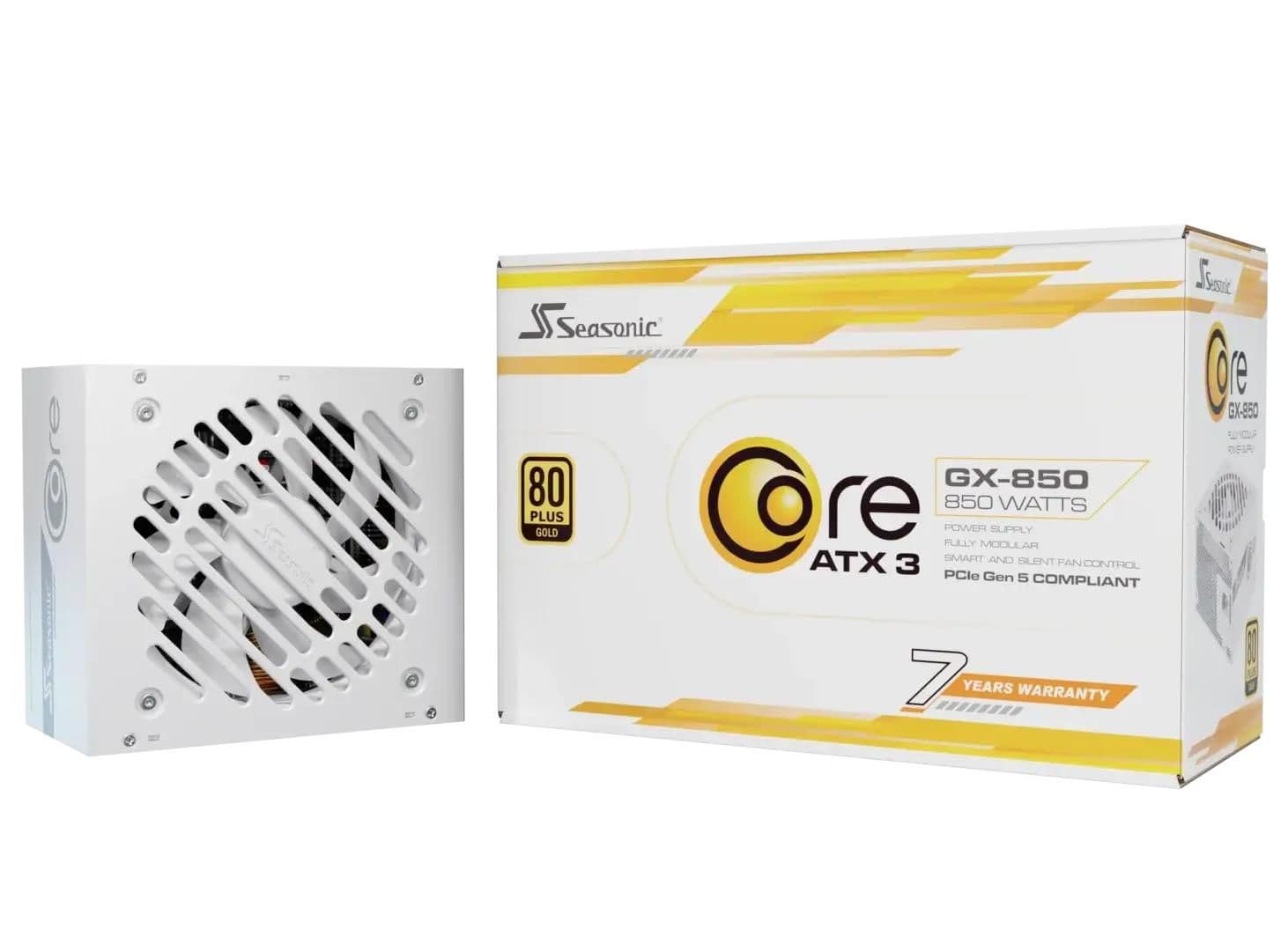 Блок живлення ATX 850W CORE GX-850-ATX31 WHT SEASONIC