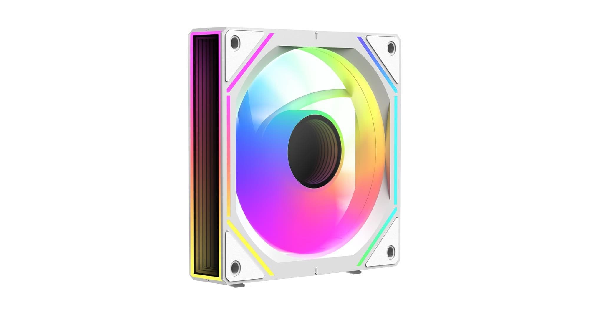 Корпусний вентилятор 120MM GAMMA F12 UNI ARGB білий (GAMMA-F12-WH1AM00U-GL) OCYPUS