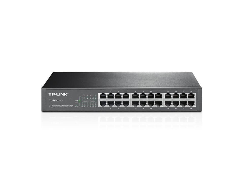 Комутатор некерований, мережеве обладнання, TL-SF1024D TP-LINK