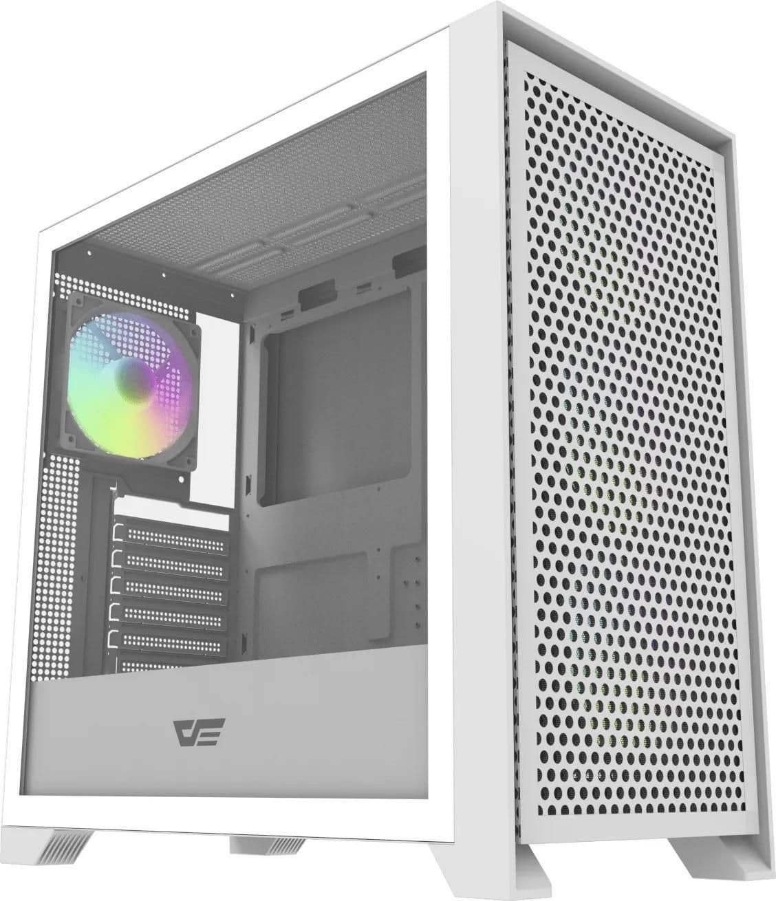 Корпус для комп'ютера DARK FLASH DRX90 MESH ATX без блока живлення, білий