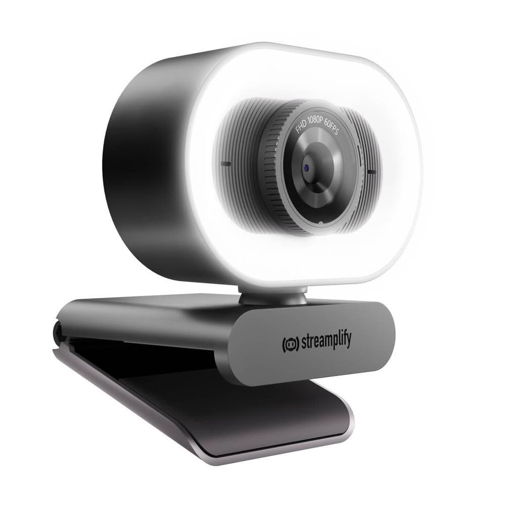 Веб-камера Streamplify CAM PLUS-FHD-2M60-LIGHT, чорний