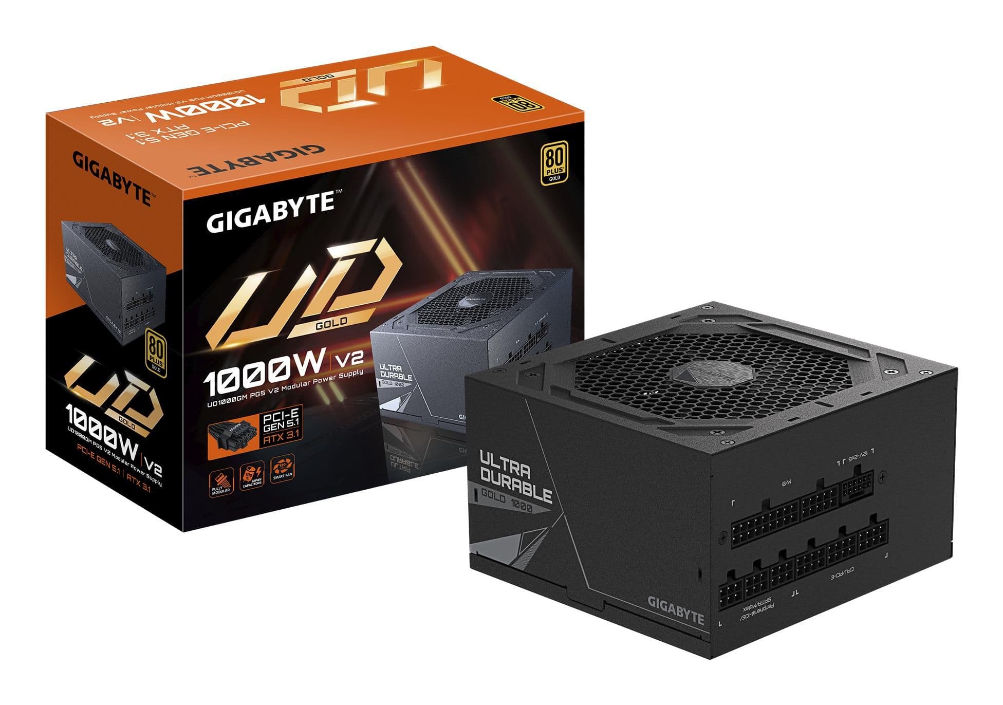 Блок живлення ATX3.1 1000W GP-UD1000GM PG5 V2 GIGABYTE