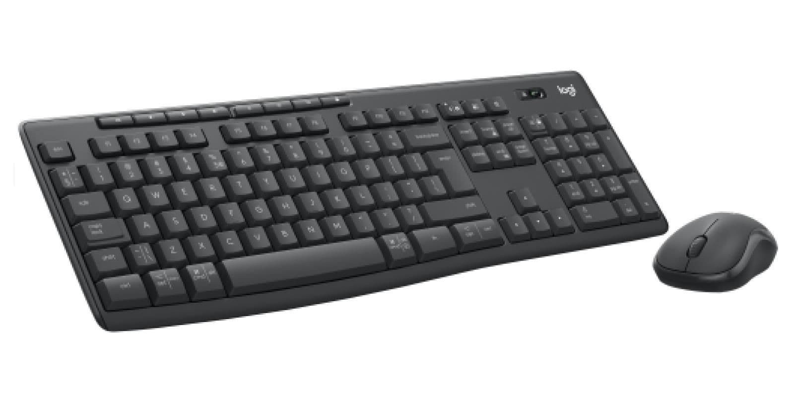 Комплект (клавіатура, мишка) бездротовий Logitech MK370 Graphite (920-012077)