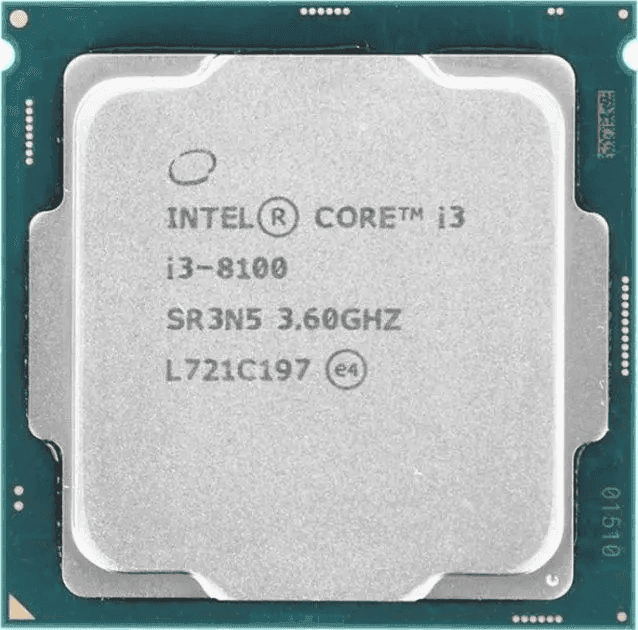 Процесор Intel Core i3-8100 3.60GHz/6MB/8GT/s