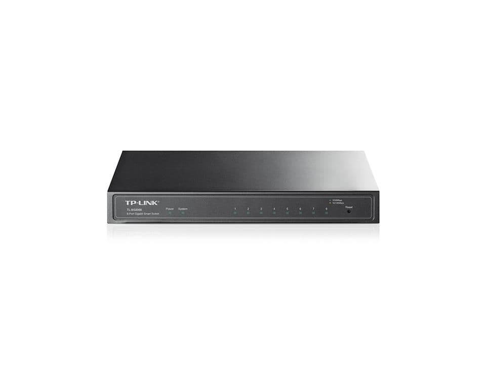 Комутатор керований, мережеве обладнання, SG2008 TP-LINK
