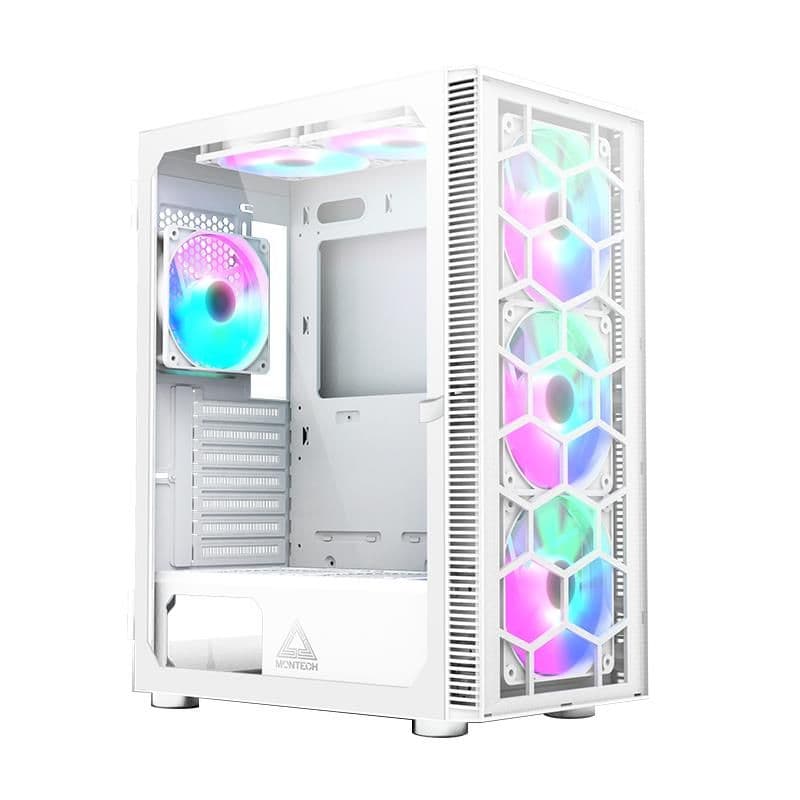 Корпус ATX W/O PSU X3 GLASS (W) MONTECH