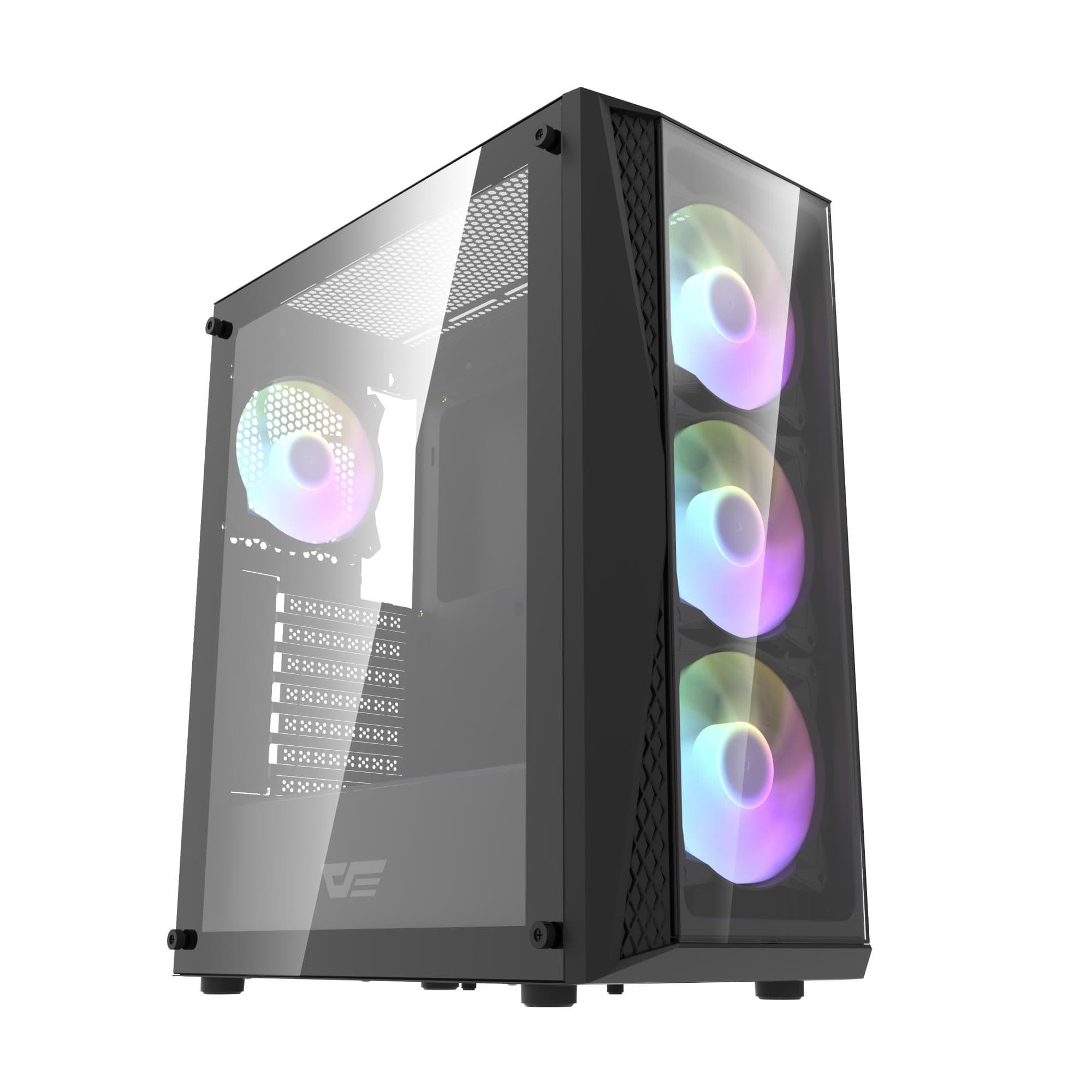 Корпус для комп'ютера DARK FLASH ATX без блока живлення DK352 PLUS чорний