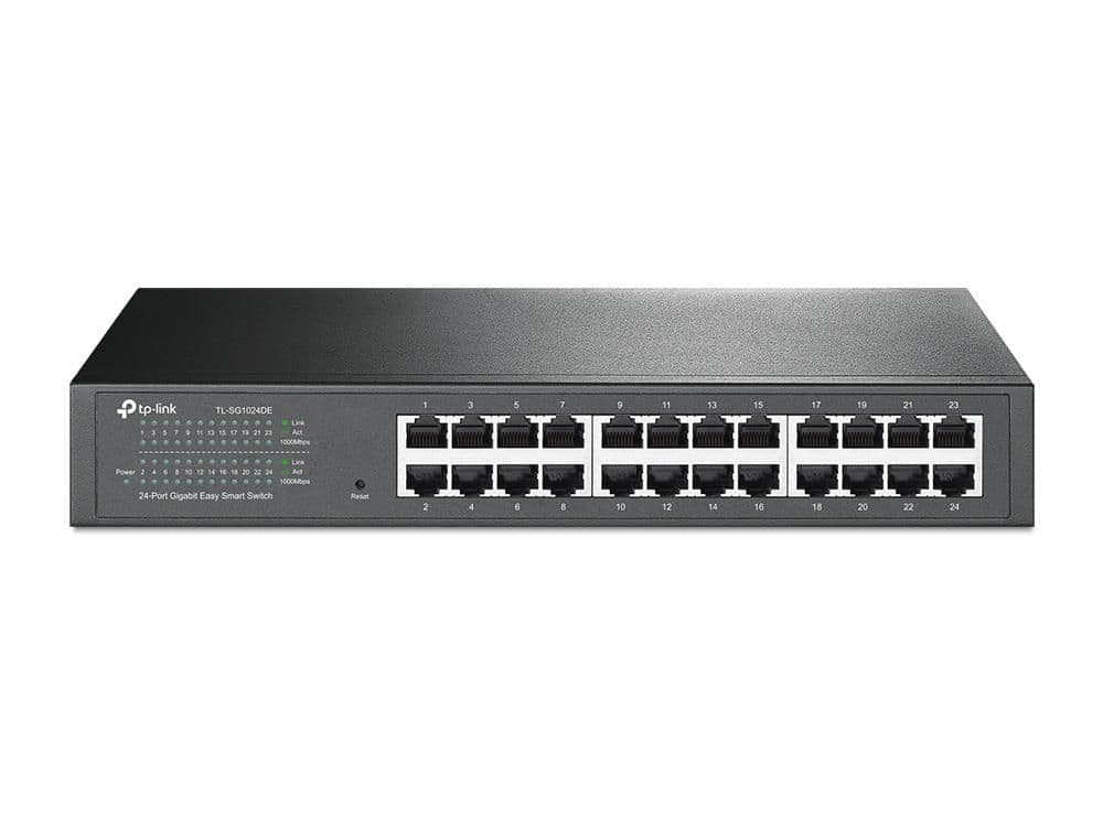 Комутатор керований, гігабітний серії Easy Smart, мережеве обладнання, TL-SG1024DE TP-LINK