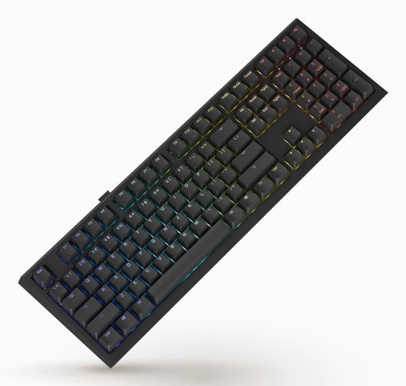 Клавіатура бездротова Ducky One X Wireless магнітні перемикачі, чорний