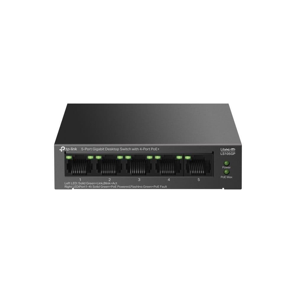 5-портовий гігабітний комутатор, LS105GP TP-LINK