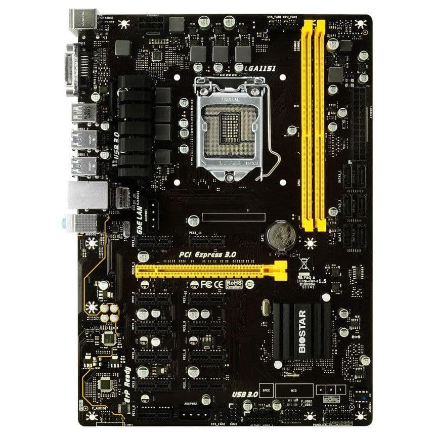 Biostar TB250-BTC PRO (S1151, INTEL B250, ATX)