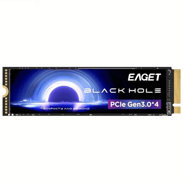 SSD диск Eaget SP3000 512GB M.2 2280 NVMe PCIe 3.0 x4, кеш SLC 3D NAND TLC, швидкість R3500