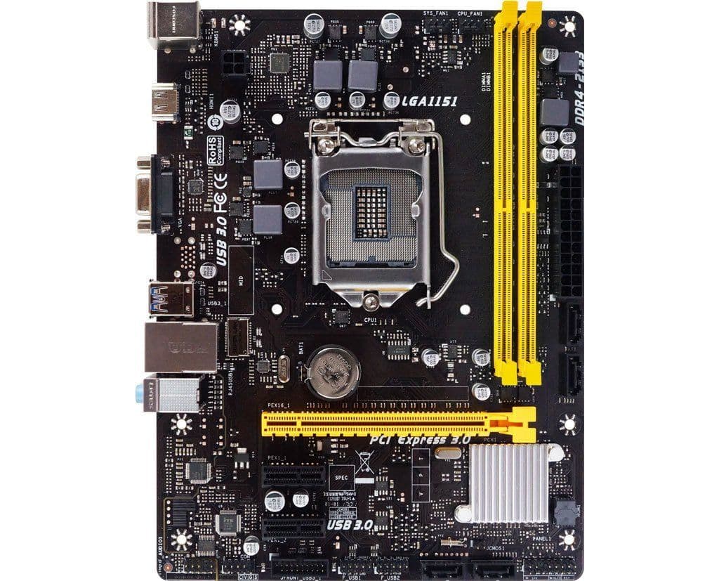 Материнська плата Biostar H110MHC Ver. 7.0 (s1151, H110, microATX)