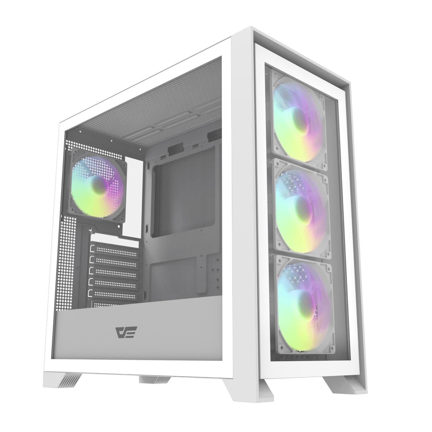 Корпус для комп'ютера DARK FLASH DRX90 GLASS ATX без блока живлення, білий