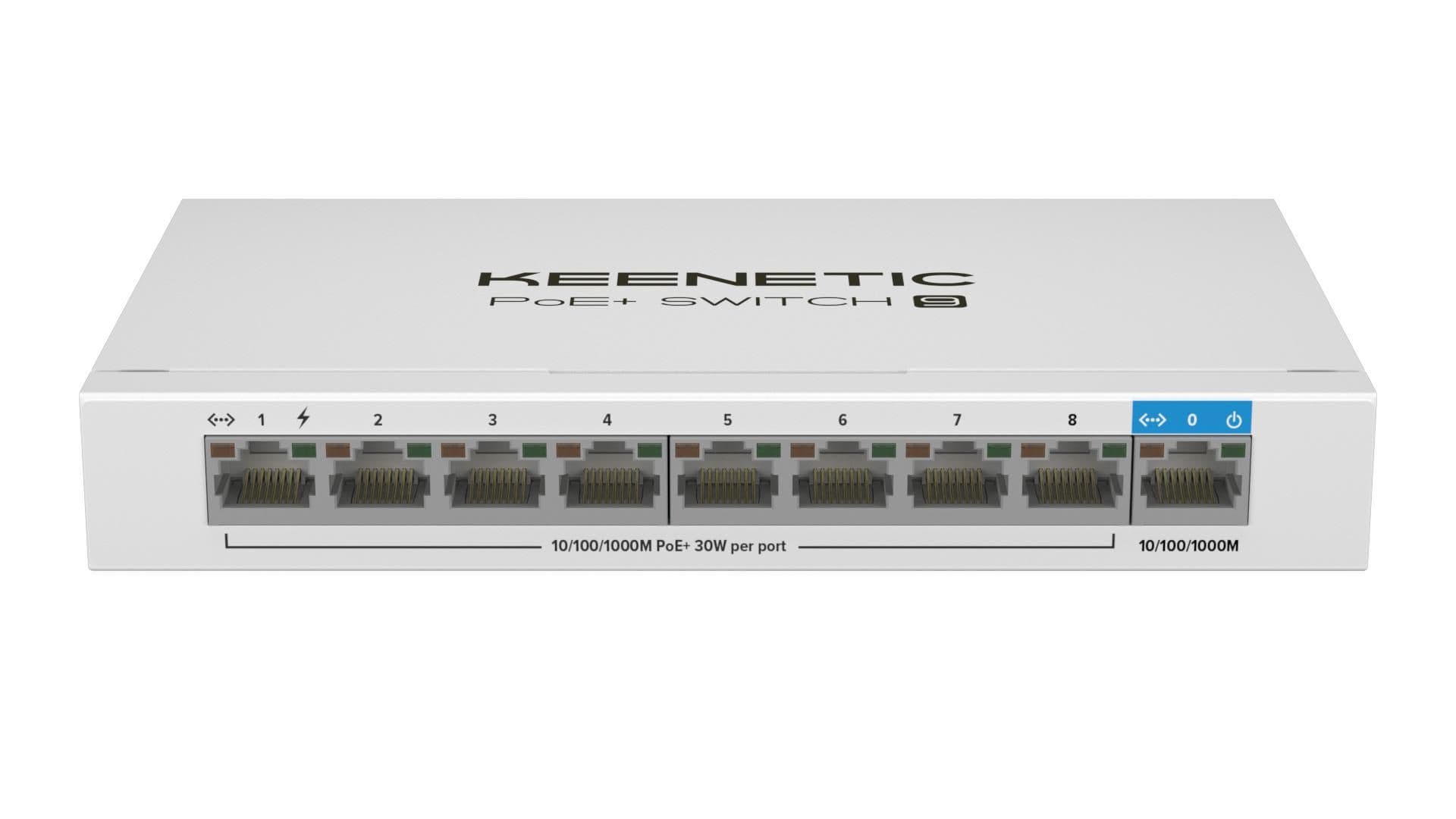 Комутатор Keenetic PoE+ Switch 9 (KN-4710)
