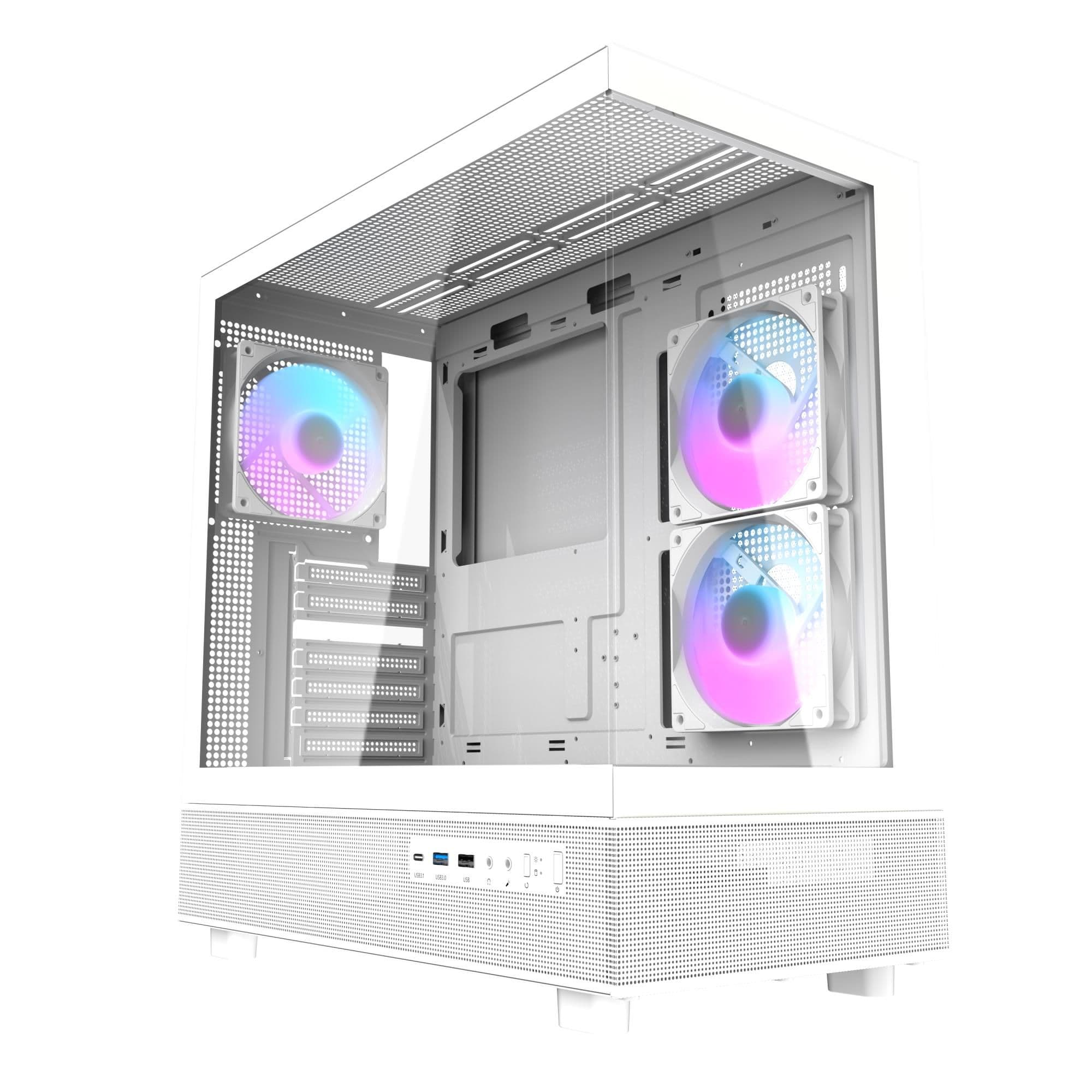 Корпус для комп'ютера DARK FLASH ATX без блока живлення DPX90 білий