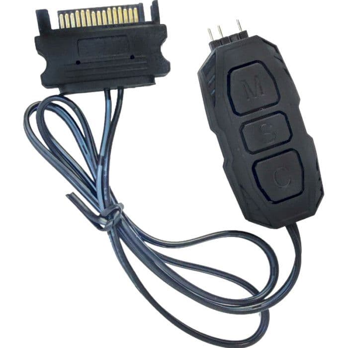 Контролер ARGB 5V 3PIN to SATA (3PIN to SATAB) Black