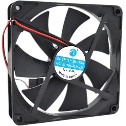 Вентилятори для блоків живлення HXS C14025B DC sleeve fan 2pin (140*140*/12V)