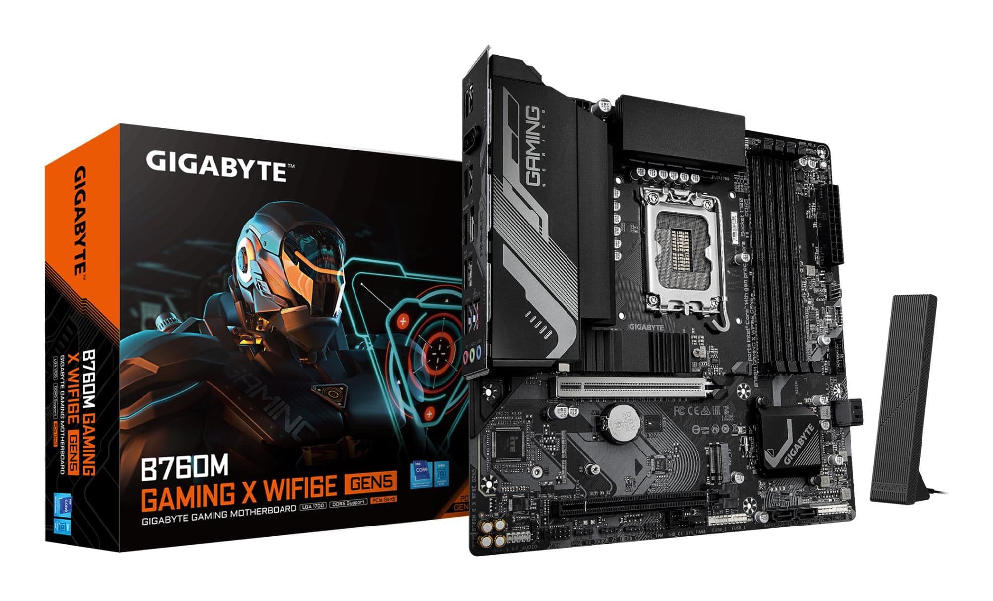 Материнська плата B760 S1700 MATX B760M G X WF6E GEN5 GIGABYTE