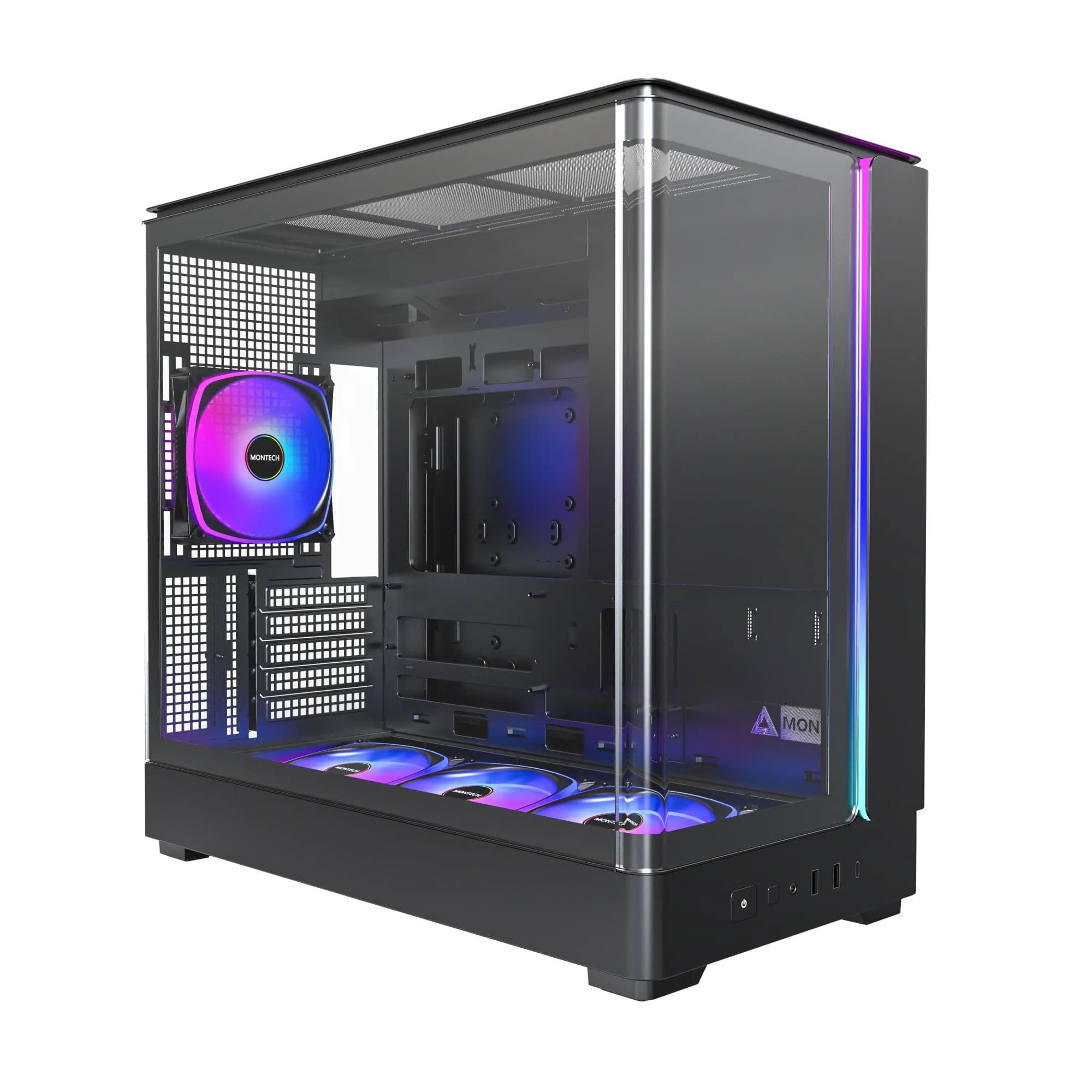 Корпус ATX W/O PSU KING 15 PRO (B) MONTECH