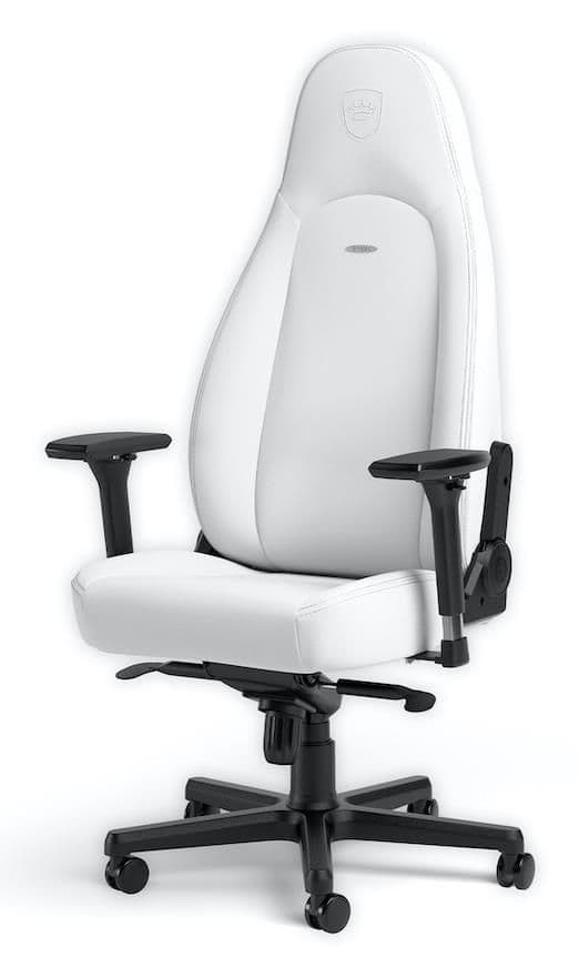 Ігрове крісло Noblechairs ICON високотехнологічна штучна шкіра, білий
