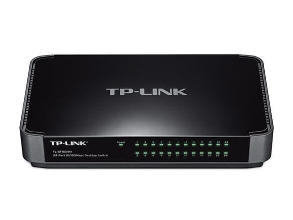 Мережеве обладнання, 24-портовий 10 / 100Mbps настільний комутатор, TL-SF1024M TP-LINK
