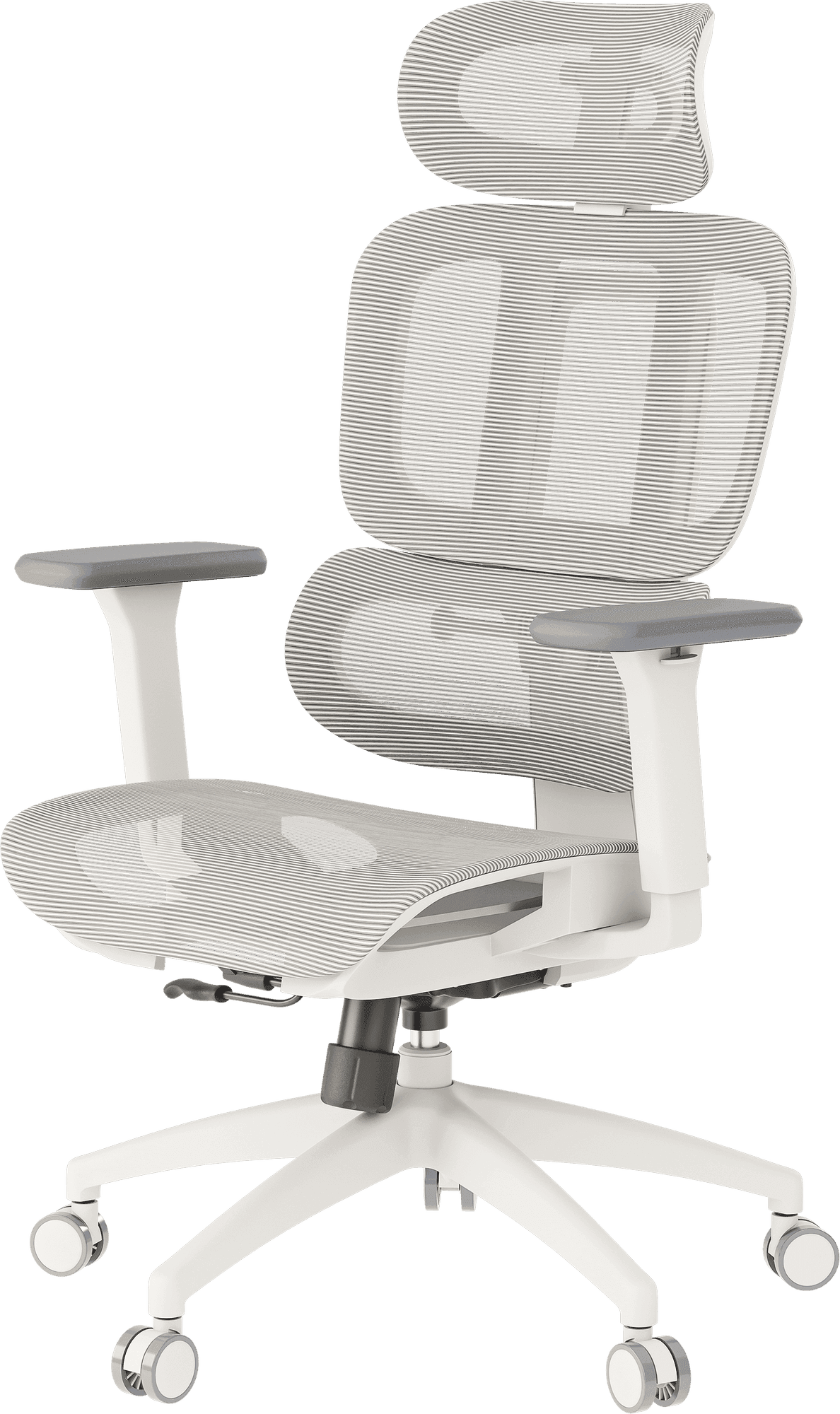 Крісло офісне OfficePro Skyline OC680-W-LG-LG