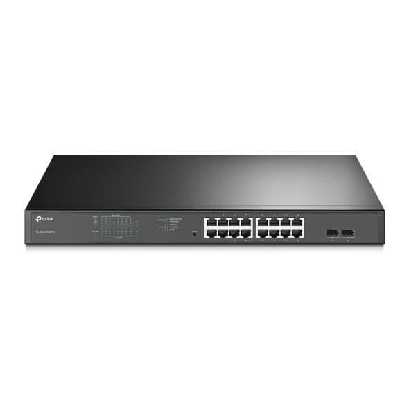 16-портовий гігабітний Smart коммутатор PoE+ з 4 SFP-слотами, TL-SG1218MPE