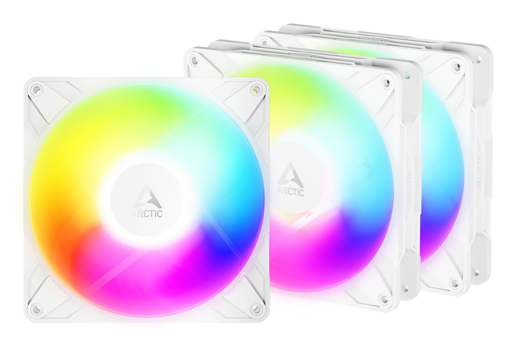 Набір із трьох вентиляторів для корпусу 140MM P14 PRO REVERSE ARGB 3P WHT ACFAN00328A ARCTIC