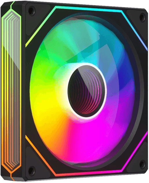 Вентилятор Zezzio Prism 6 Pro ARGB Ultra Fan ( Black Reverse)