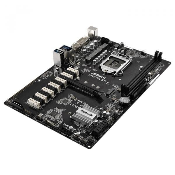 Материнська плата ASRock H110 Pro BTC+ (S1151, INTEL H110, ATX)