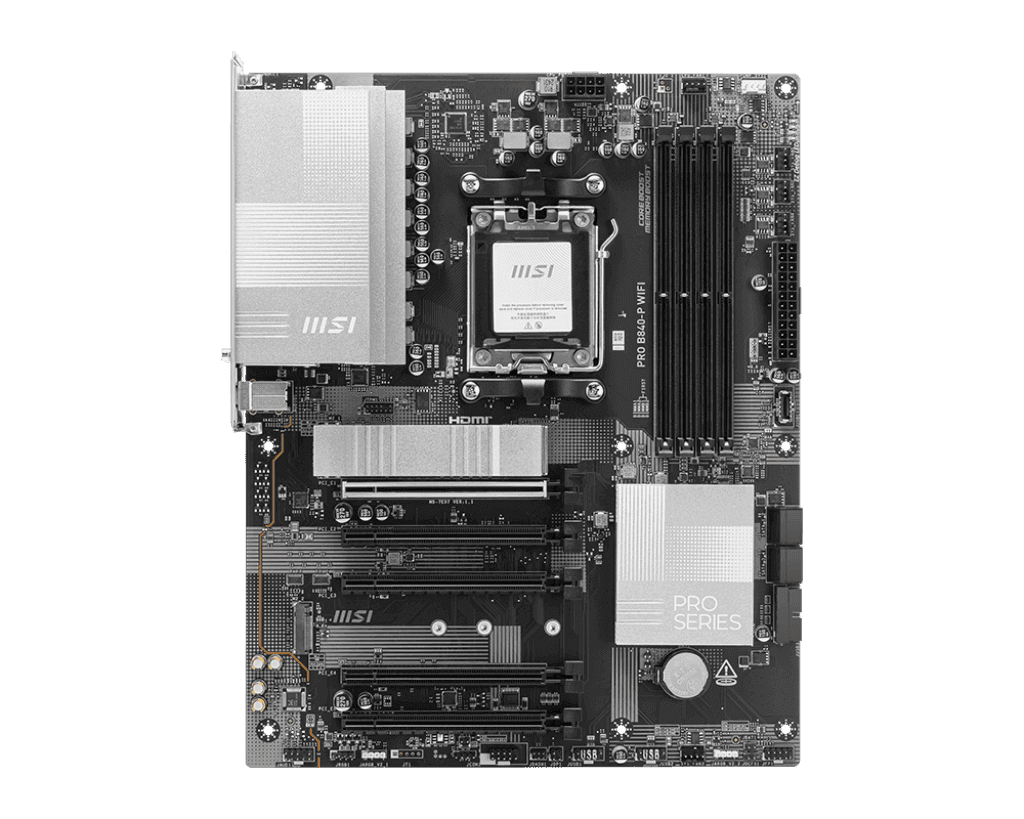 Материнська плата MSI PRO B840-P Wi-Fi (sAM5, AMD B840, PCI-Ex16)
