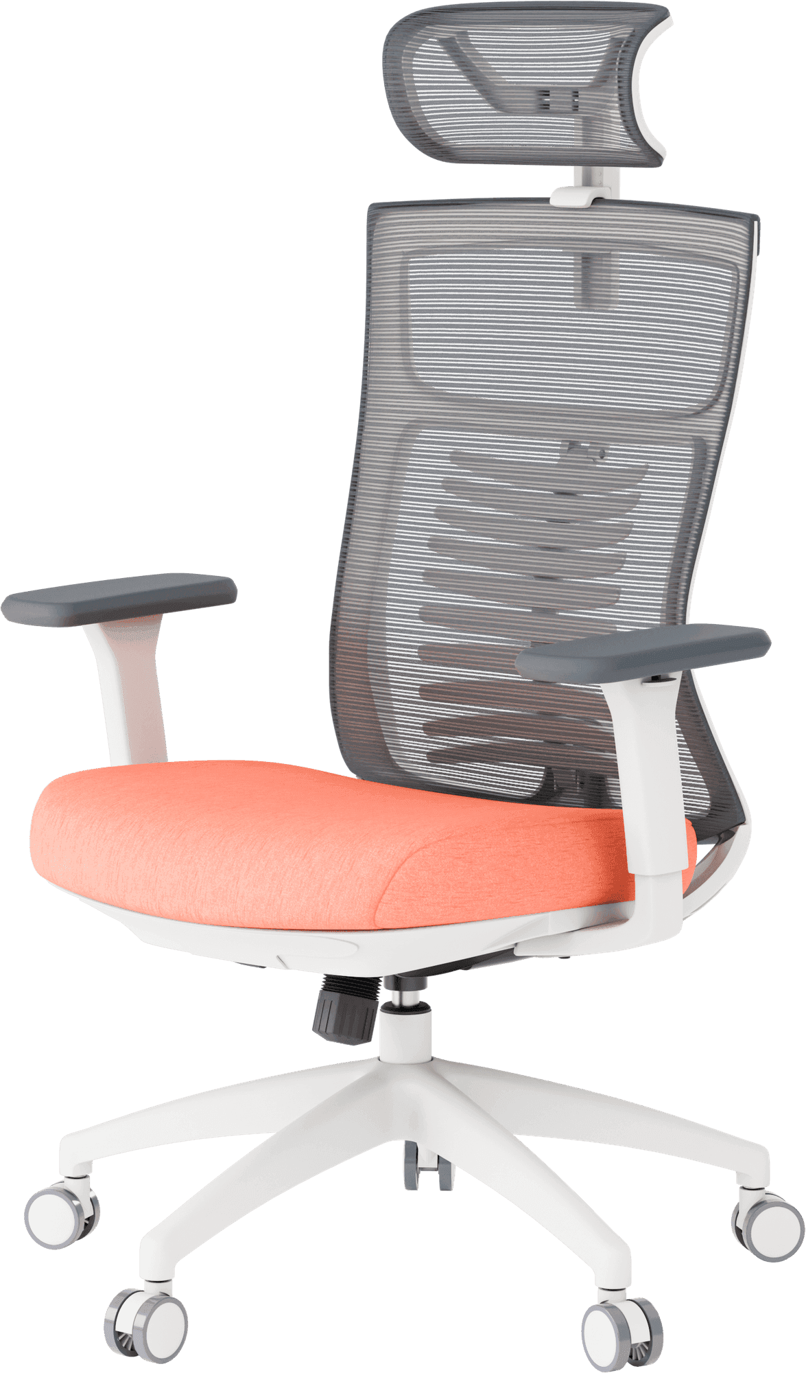 Крісло офісне OfficePro Balance OC550-W-DG-OR