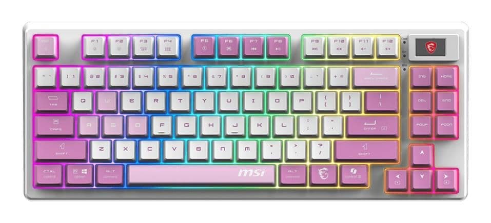 Клавіатура GAMING VIOLET UA FORGE GK600 TKL W VIOLET MSI
