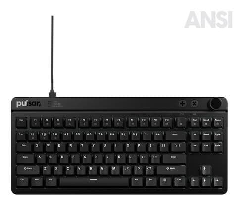 Клавіатура дротова PULSAR Xboard MS TKL ANSI Cherry MX2A Switch чорна