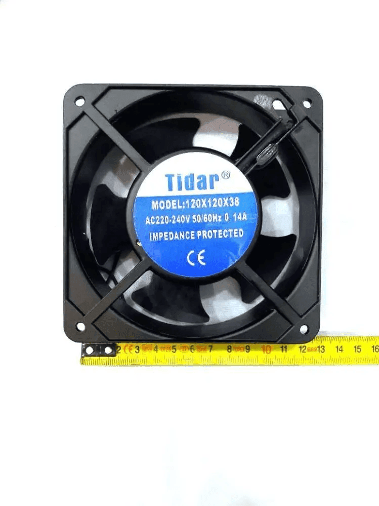 Вентилятор TIDAR AC220-240V 0,14А 21W 120х120х38 мм 2-провідний