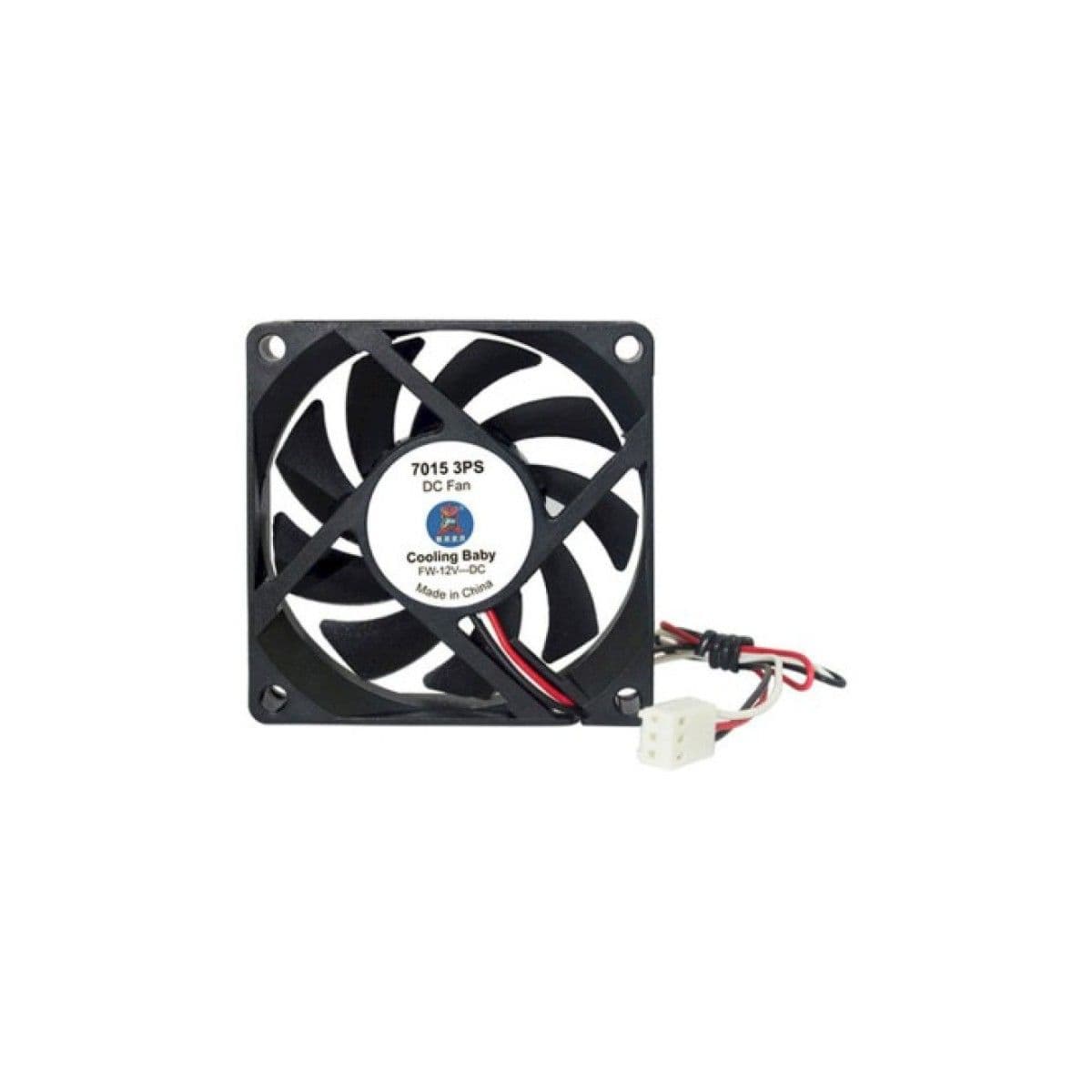 Вентилятор Cooling Baby FW-12V-DC 70X70X15мм 12V 3-провідний