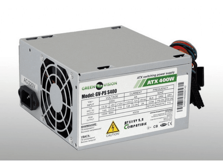 Блок живлення Green Vision GV-PS S400 400W OEM