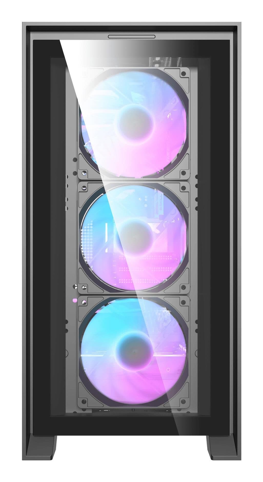Корпус для комп'ютера DARK FLASH DRX90 GLASS ATX без блока живлення, чорний