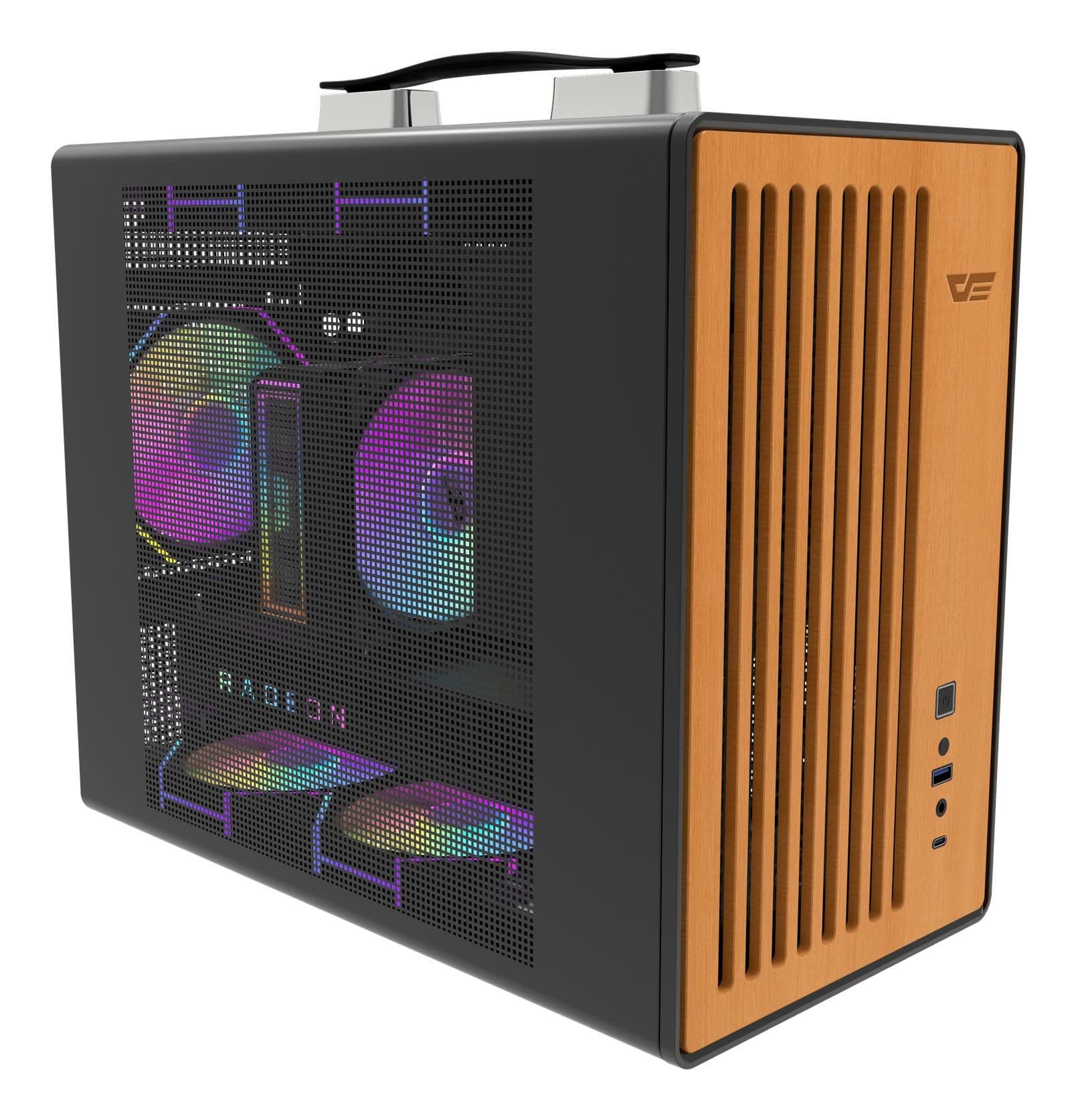 Корпус для комп'ютера DARK FLASH WD200 mATX без блока живлення, чорний