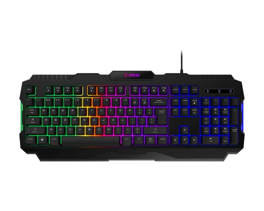 Клавіатура GAMING BLACK UA FORGE GK100 UA MSI