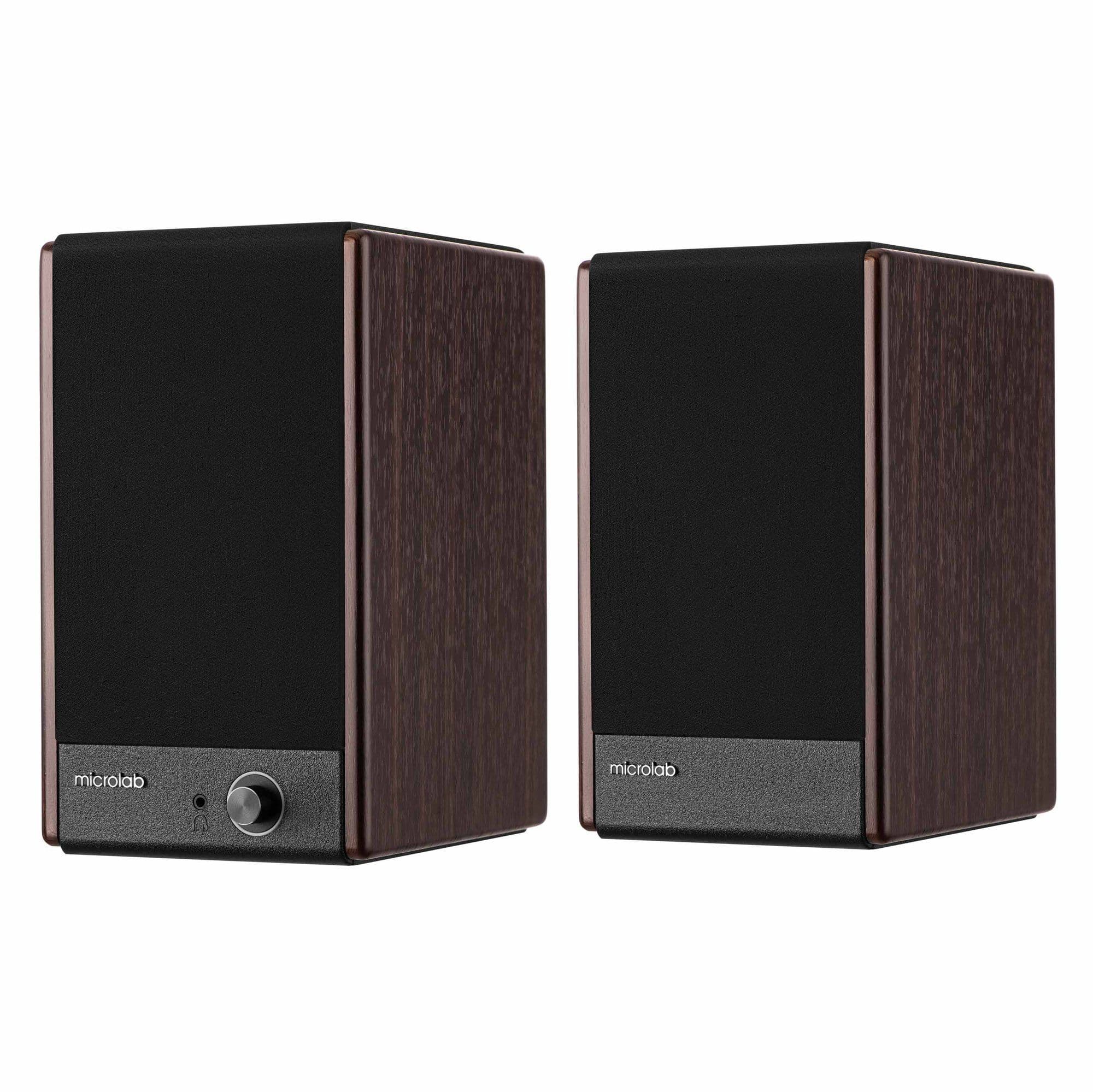 Акустична система MICROLAB SOLO 3 2.0, 40w, mini-jack/bluetooth, коричневий