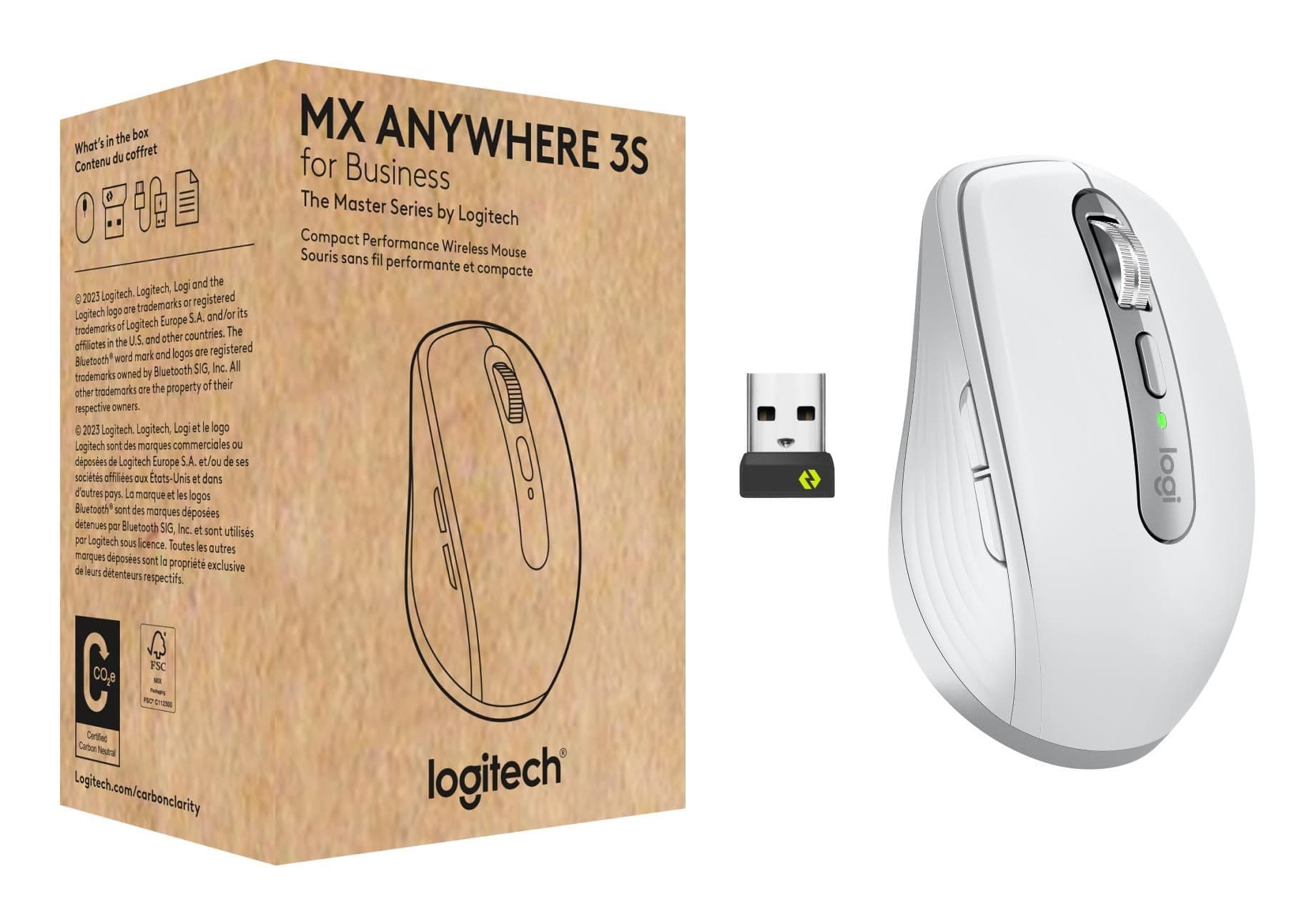Миша бездротова Logitech MX Anywhere 3S Pale Grey (910-006959)