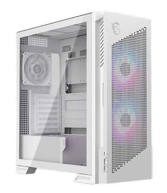 Корпус ATX W/O PSU VELOX 300R AIRFLOW PZ WH MSI