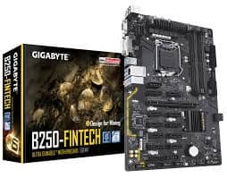 Материнська плата GIGABYTE GA-B250-FinTech (s1151, Intel B250, ATX)