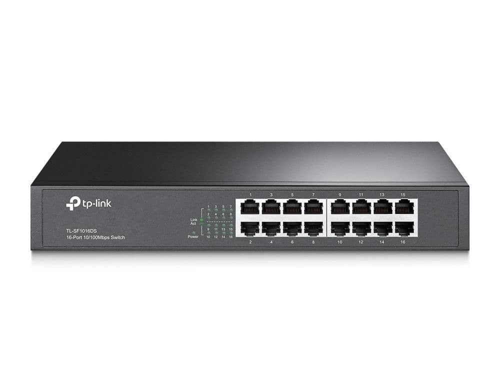 Комутатор некерований, мережеве обладнання, TL-SF1016DS TP-LINK