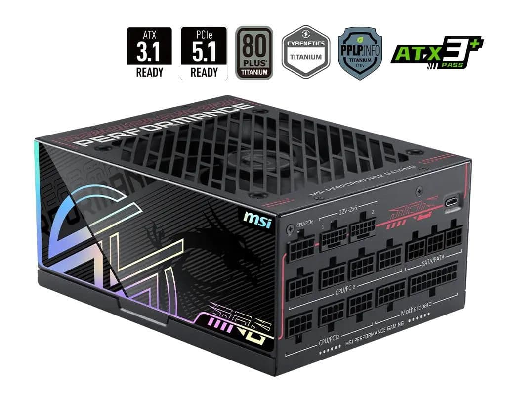 Блок живлення ATX 1300W MPG AI1300TS PCIE5 MSI