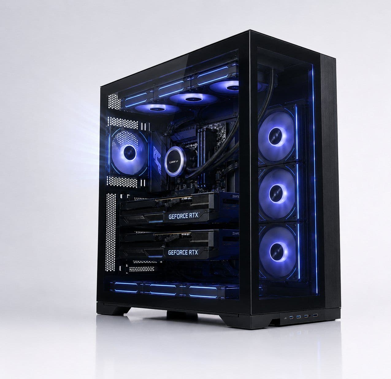 Робоча станція для ШІ: Intel Core i9 13900 | RTX 3090 X2 | 64GB DDR5 | NVME 2TB (i9-13900-3090-ai)