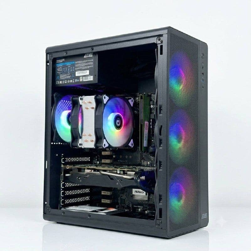 Комп`ютер ПК `Xeon Power 2.1`: GTX 1060 + Xeon E3-1270 v6 (3.8 ГГц) / RAM 16GB (PC_SABLE_E3V6_GTX1060)