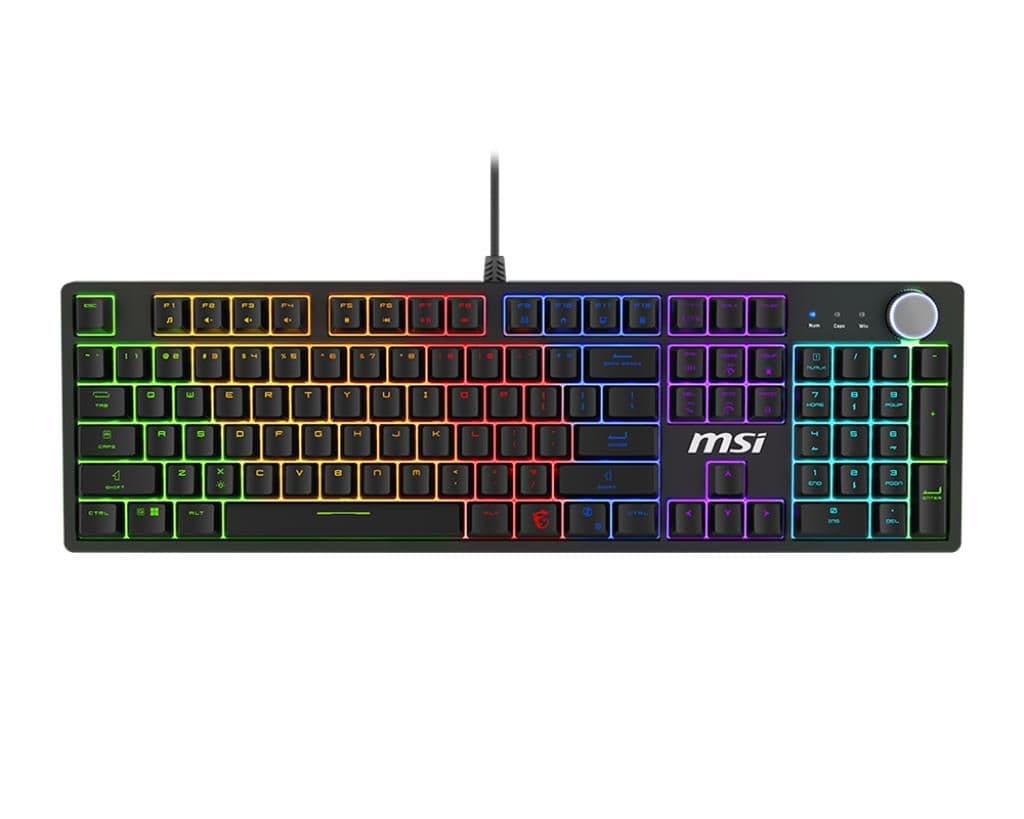 Клавіатура ігрова MSI FORGE GK320 UA Red Switches чорна
